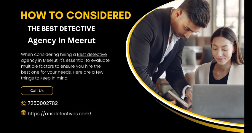 Best detective agency in Meerut