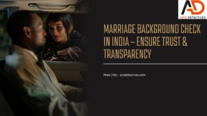 marriage background check in India