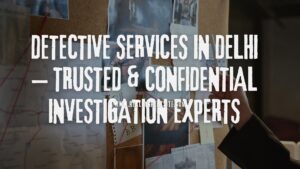 detective agency in Delhi
