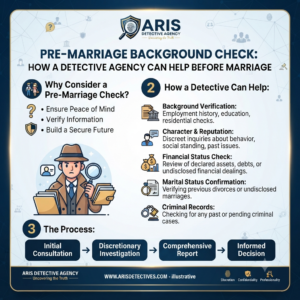 A pre-marriage background check Agency Noida